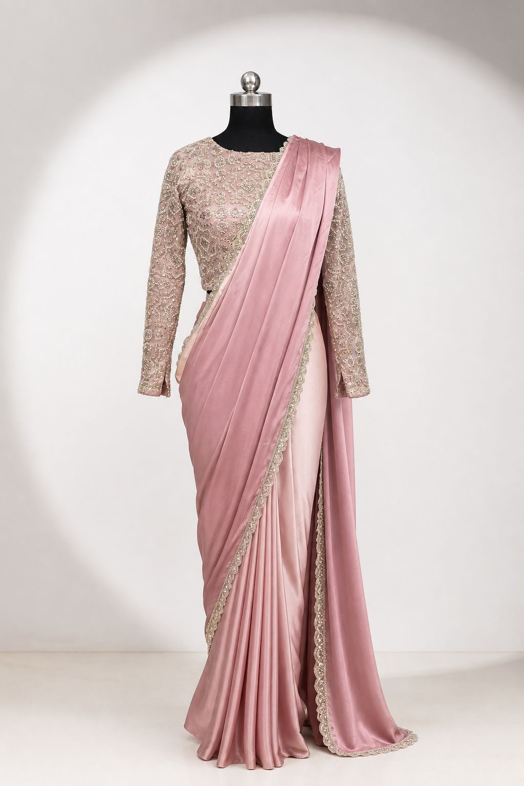 Lavender Purple Elegant Sharara Set