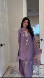 SATIN BOW FARSHI